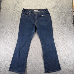 Levi's 515 Jeans Women's 14 Blue Cotton Denim Bootcut Travel Workwear Stretch